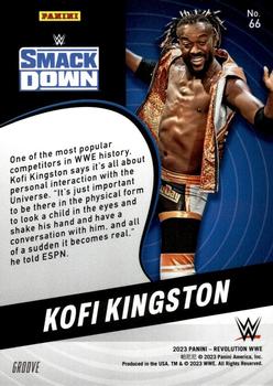 2023 Panini Revolution WWE - Groove #66 Kofi Kingston Back