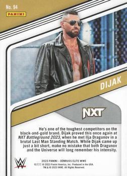 2023 Donruss Elite WWE - Aspirations #94 Dijak Back