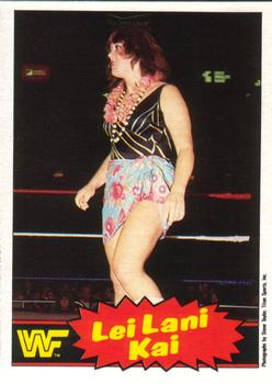 1985 O-Pee-Chee WWF Pro Wrestling Stars Series 2 #9 Lei Lani Kai Front