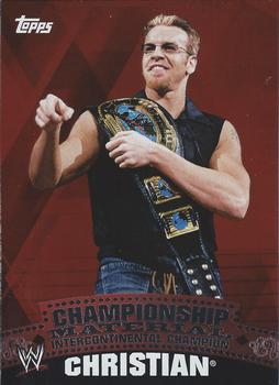 2010 Topps WWE - Championship Material #C13 Christian  Front