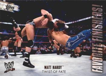 2010 Topps WWE - Favorite Finishers #FF17 Matt Hardy Front