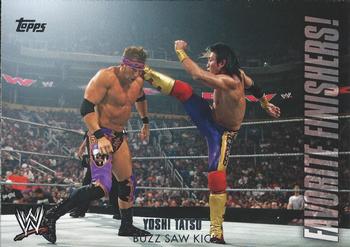 2010 Topps WWE - Favorite Finishers #FF10 Yoshi Tatsu Front