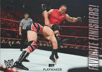 2010 Topps WWE - Favorite Finishers #FF12 MVP Front
