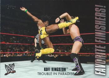 2010 Topps WWE - Favorite Finishers #FF16 Kofi Kingston Front