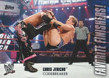 2010 Topps WWE - Favorite Finishers #FF24 Chris Jericho Front