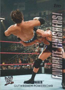 2010 Topps WWE - Favorite Finishers #FF2 Jack Swagger Front