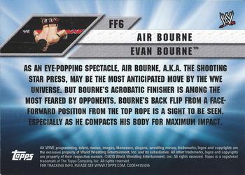 2010 Topps WWE - Favorite Finishers #FF6 Evan Bourne Back