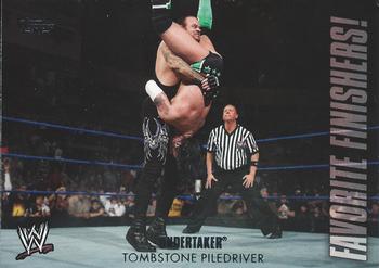 2010 Topps WWE - Favorite Finishers #FF7 Undertaker Front
