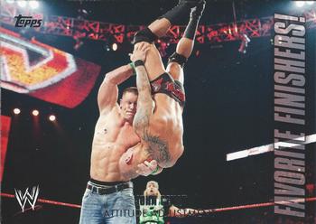 2010 Topps WWE - Favorite Finishers #FF8 John Cena Front