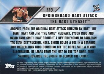 2010 Topps WWE - Favorite Finishers #FF9 The Hart Dynasty Back