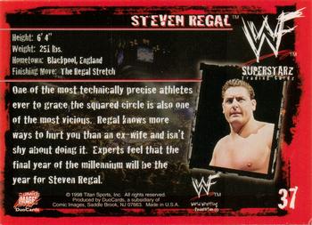 1998 Comic Images WWF Superstarz #37 Steven Regal Back