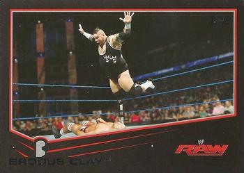2013 Topps WWE - Black #6 Brodus Clay Front