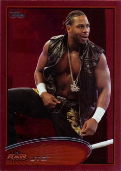 2012 Topps WWE - Red #21 JTG Front