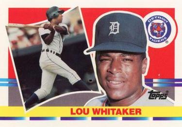 1990 Topps Big #130 Lou Whitaker Front