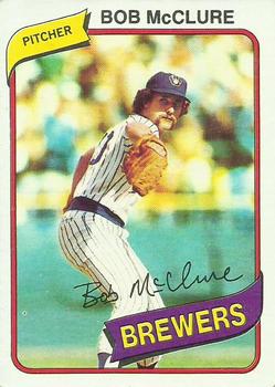 1980 Topps #357 Bob McClure Front