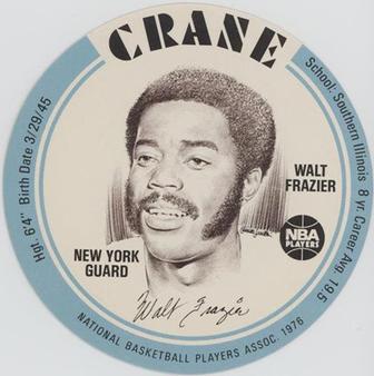 1976-77 Crane Potato Chips Discs #NNO Walt Frazier Front