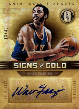 2011-12 Panini Gold Standard - Signs of Gold #SG-31 Walt Frazier Front