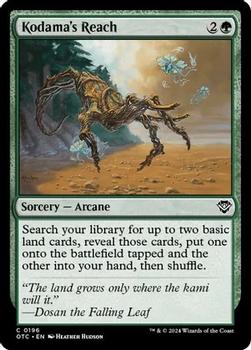 2024 Magic: The Gathering Outlaws of Thunder Junction - Commander Decks #0196 Kodama's Reach Front