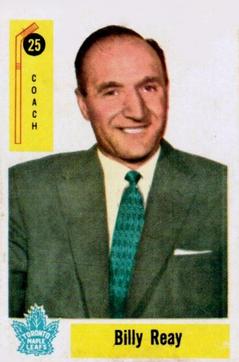 1958-59 Parkhurst #25 Billy Reay Front