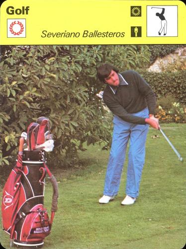 1977-79 Sportscaster Series 51 #51-15 Severiano Ballesteros Front